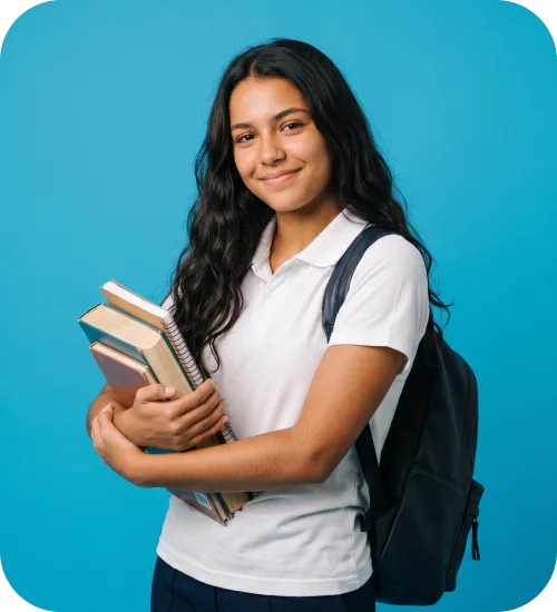 Estudante do Ensino Médio do Colégio Cathedral